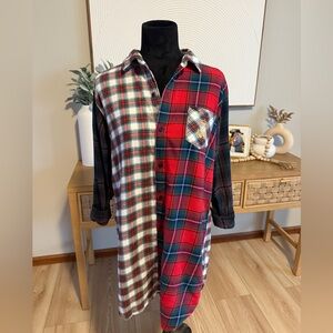 Ralph Lauren Multicolor Plaid Shirt Size M Color Block Classic Americana Style